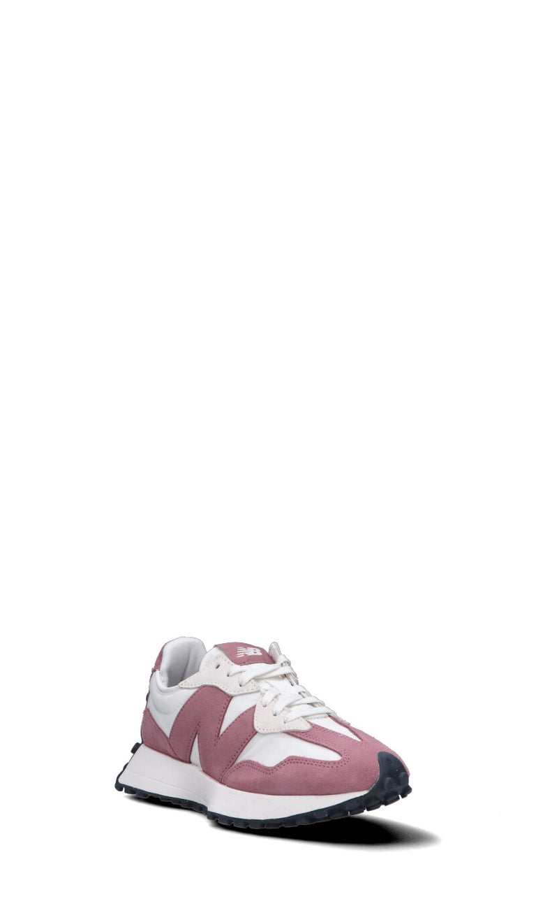 NEW BALANCE Sneaker donna bianca/rosa in suede
