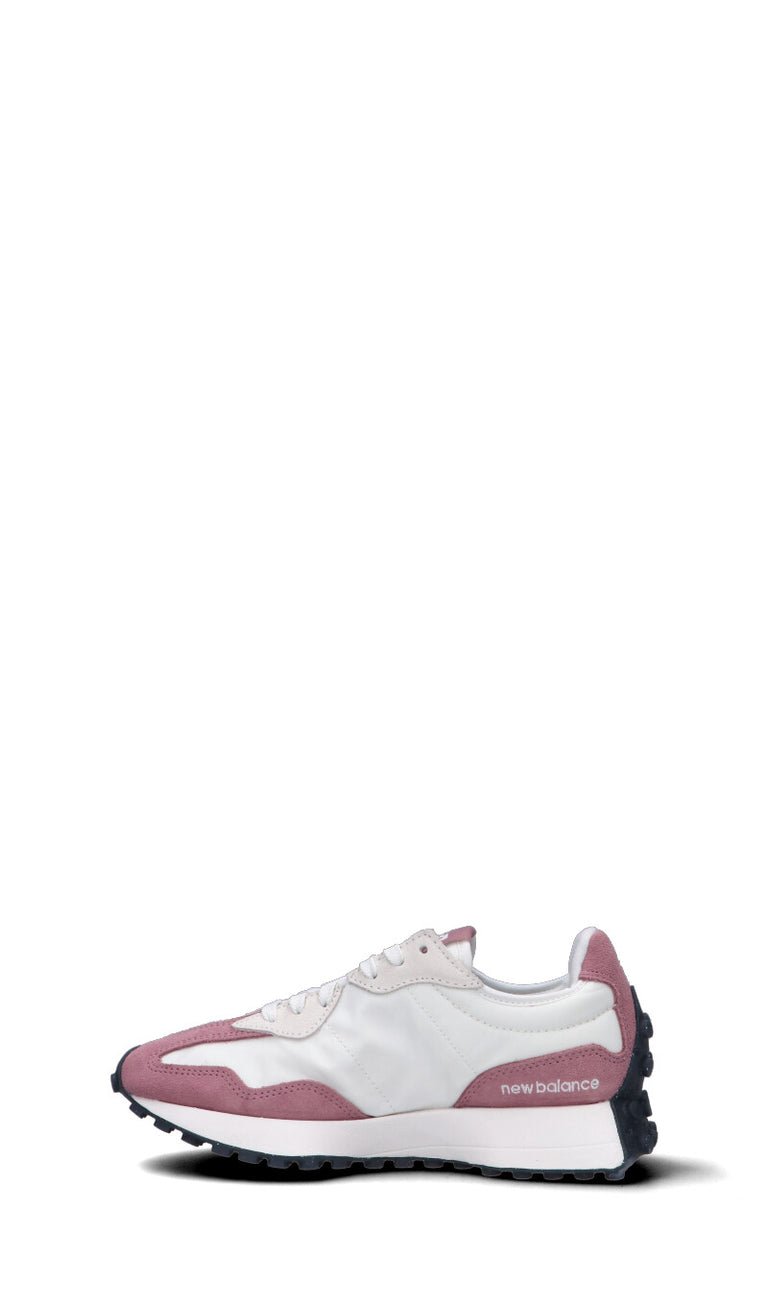 NEW BALANCE Sneaker donna bianca/rosa in suede