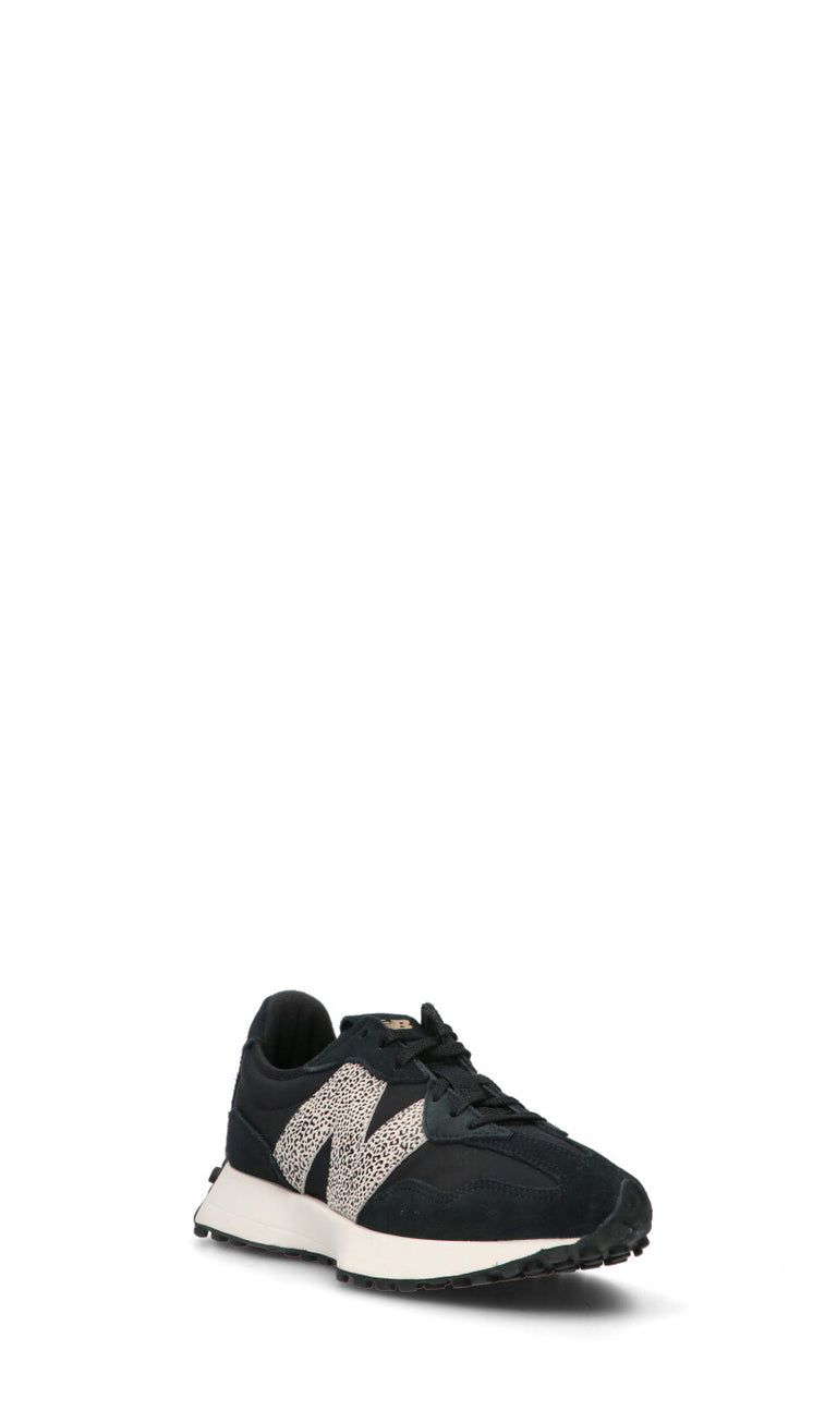 NEW BALANCE Sneaker donna nera/leopardata in suede
