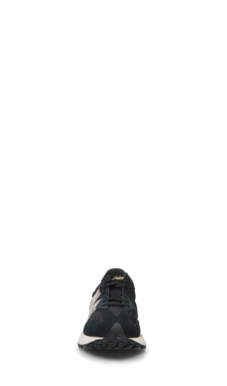 NEW BALANCE Sneaker donna nera/leopardata in suede