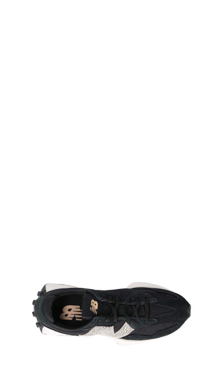 NEW BALANCE Sneaker donna nera/leopardata in suede