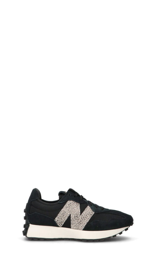 NEW BALANCE Sneaker donna nera/leopardata in suede