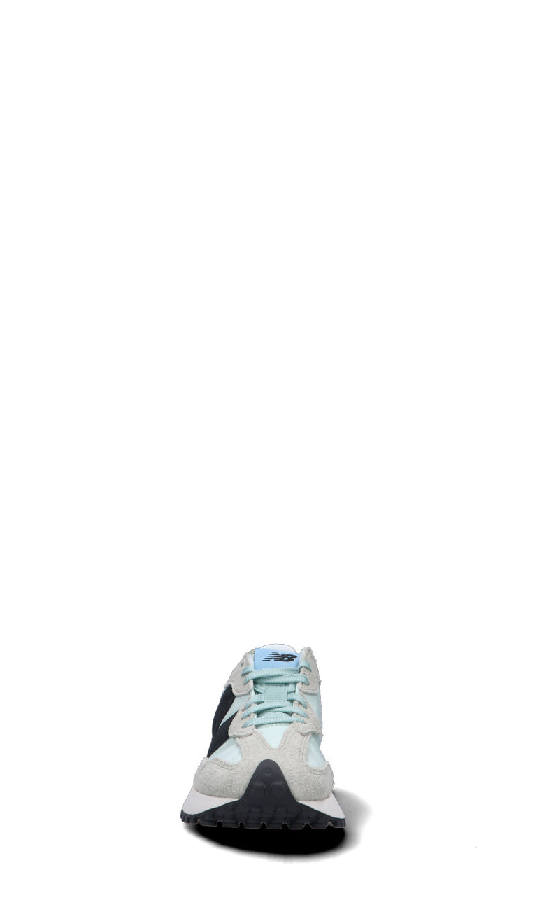 NEW BALANCE Sneaker donna azzurra/nera/grigia in suede