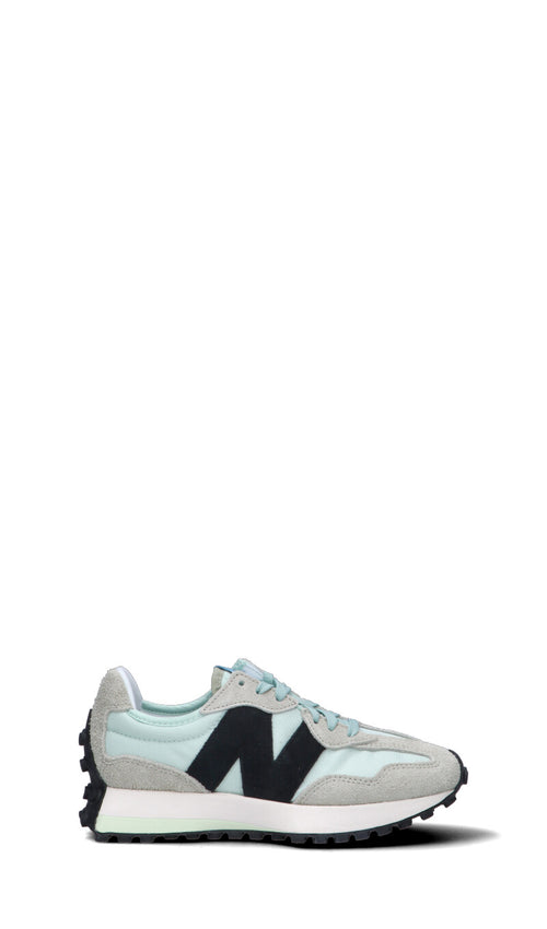 NEW BALANCE Sneaker donna azzurra/nera/grigia in suede
