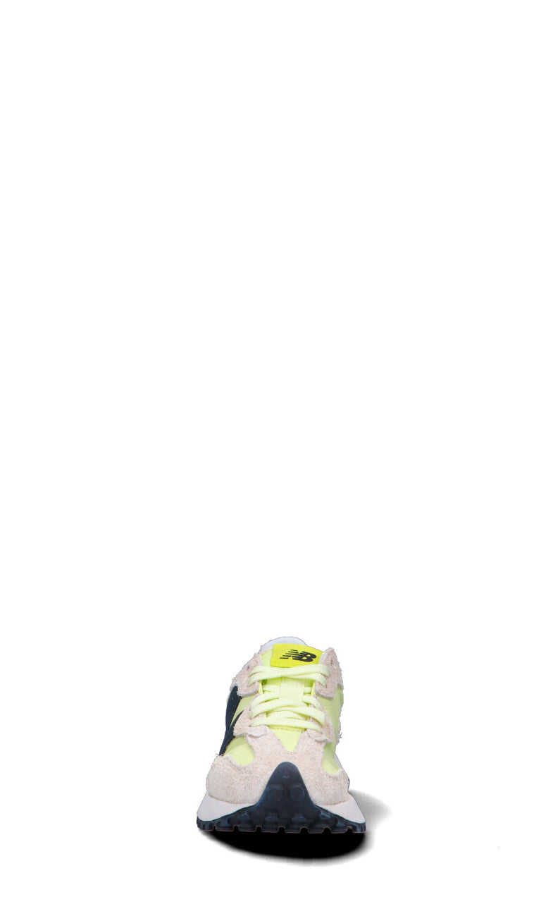 NEW BALANCE Sneaker donna gialla/beige/nera in suede