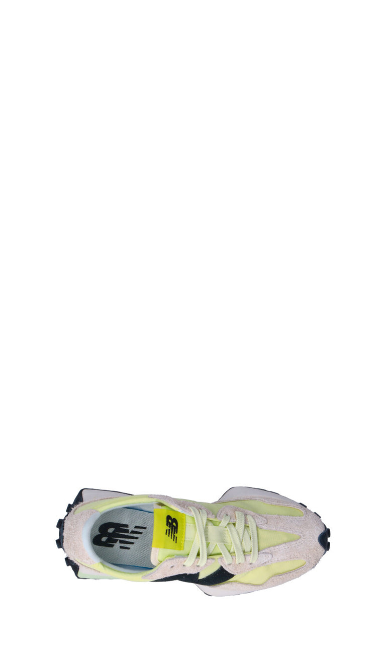 NEW BALANCE Sneaker donna gialla/beige/nera in suede