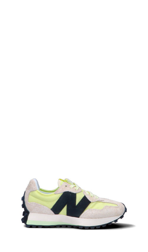 NEW BALANCE Sneaker donna gialla/beige/nera in suede