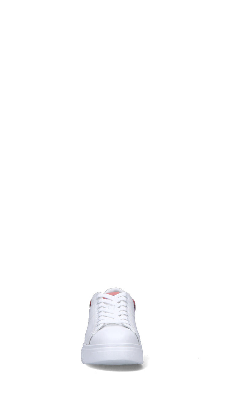EMPORIO ARMANI Sneaker donna bianca/rosa in pelle