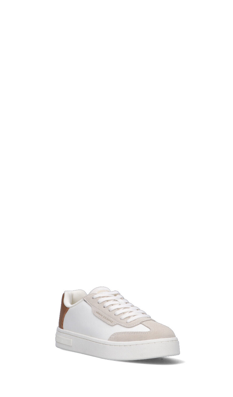 ARMANI EXCHANGE Sneaker donna bianca/marrone