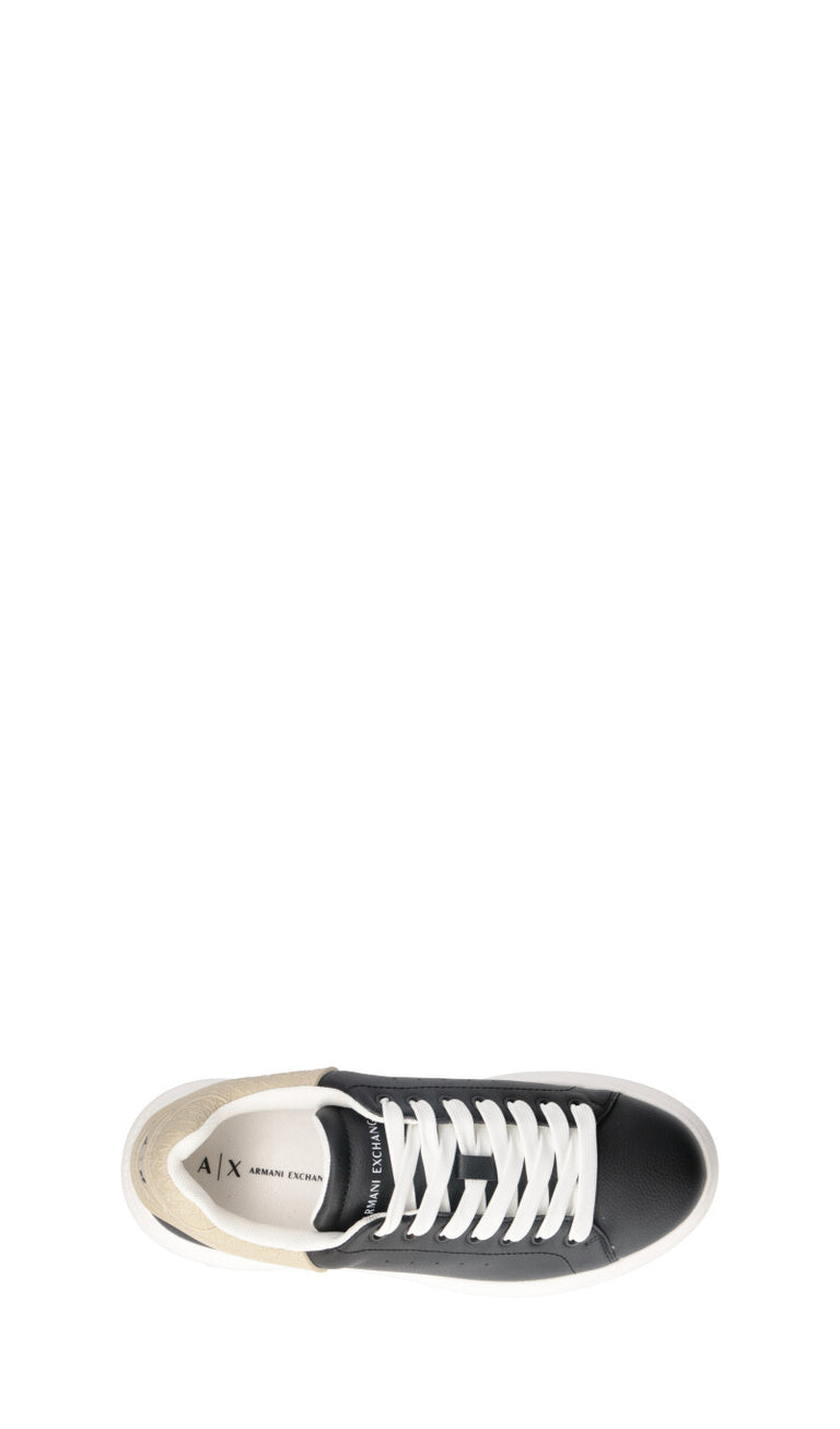 ARMANI EXCHANGE Sneaker donna nera/beige