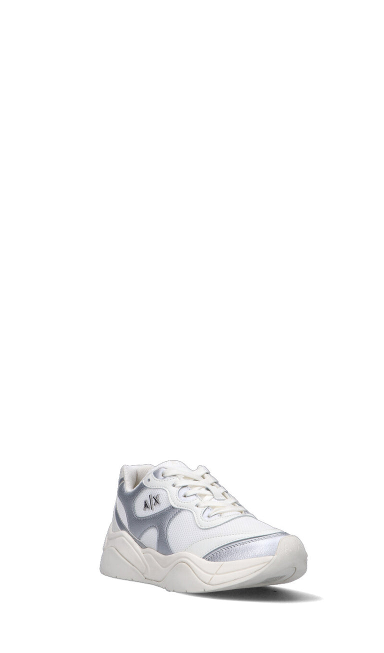 ARMANI EXCHANGE Sneaker donna bianca/argento