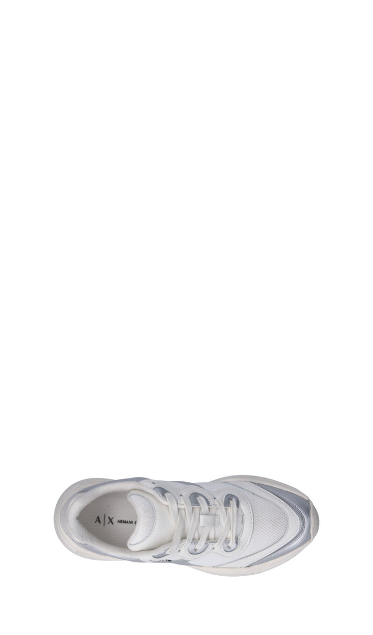 ARMANI EXCHANGE Sneaker donna bianca/argento