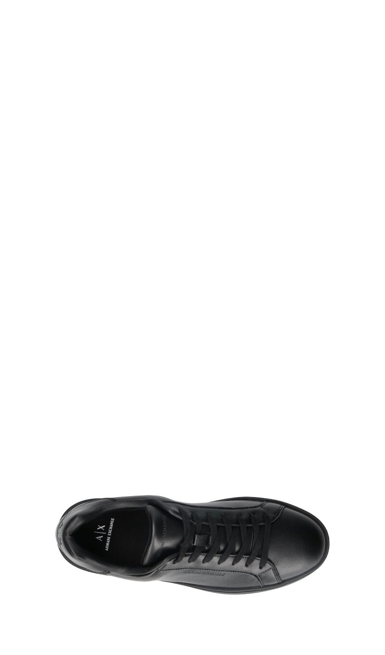 ARMANI EXCHANGE Sneaker uomo nera in pelle