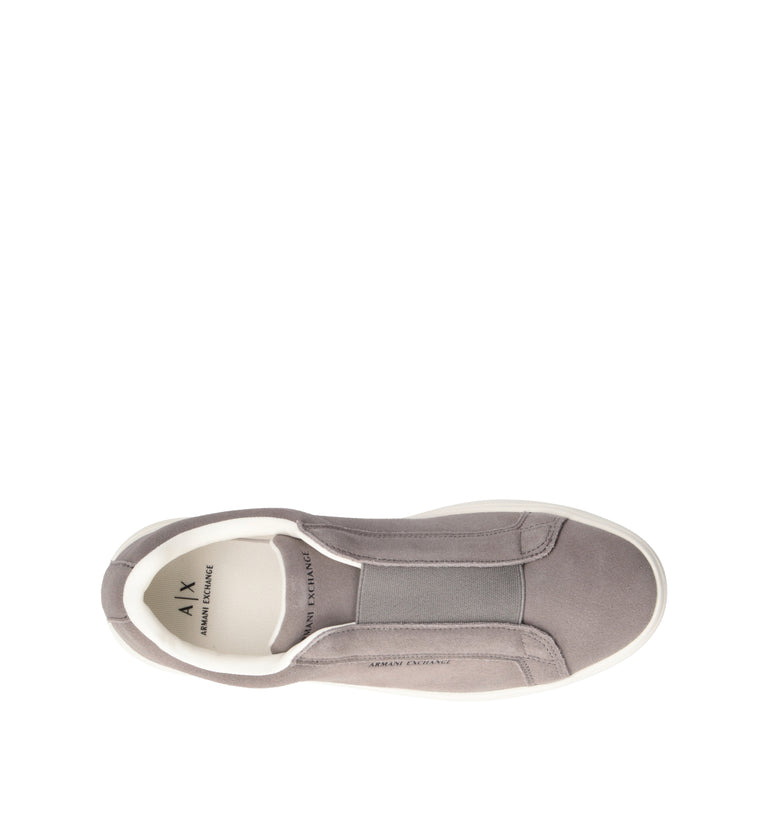 ARMANI EXCHANGE Sneaker uomo taupe in suede