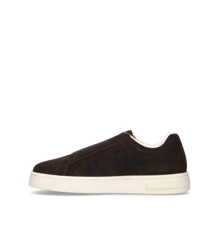 ARMANI EXCHANGE Sneaker uomo marrone in suede