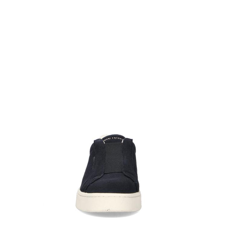 ARMANI EXCHANGE Sneaker uomo blu in suede