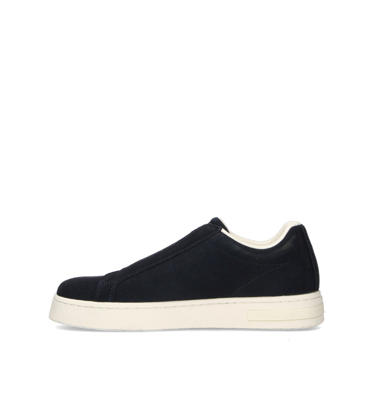 ARMANI EXCHANGE Sneaker uomo blu in suede