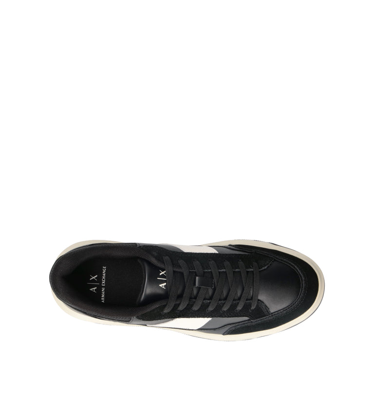 ARMANI EXCHANGE Sneaker uomo nera/bianca