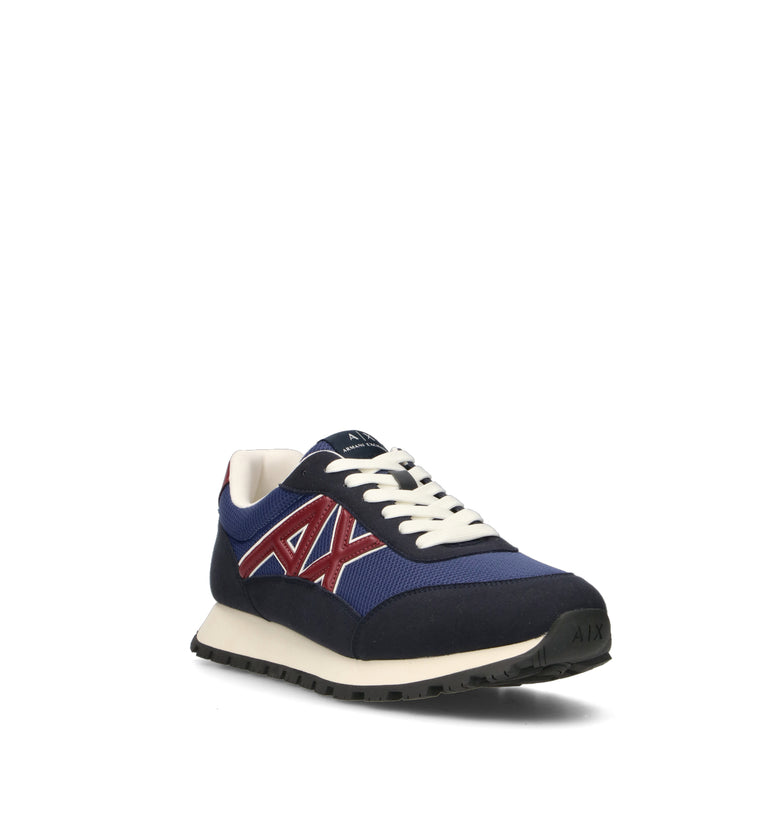 ARMANI EXCHANGE Sneaker uomo blu/bordeaux