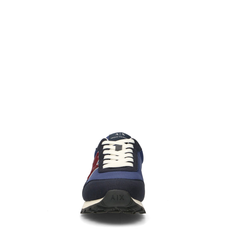 ARMANI EXCHANGE Sneaker uomo blu/bordeaux