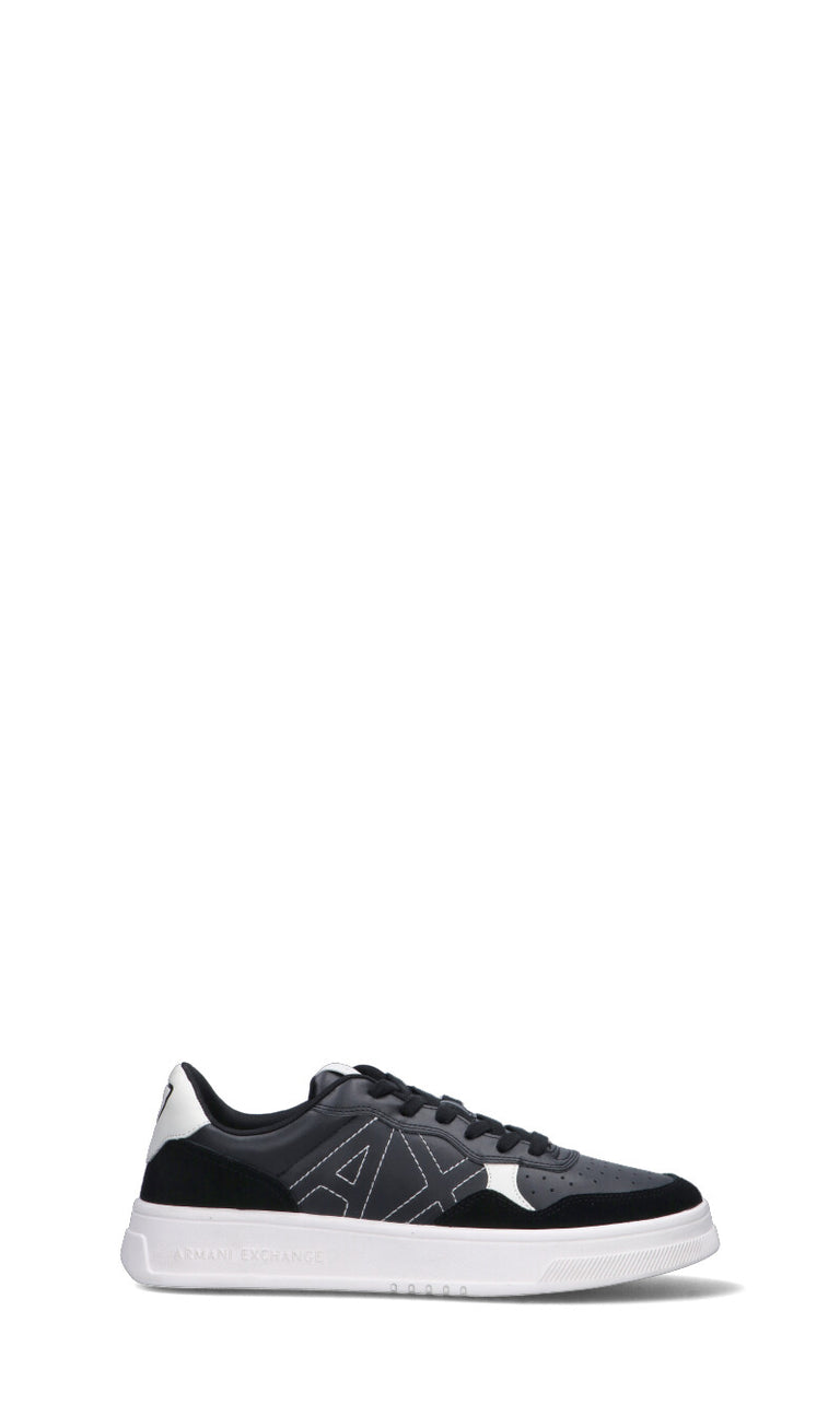 ARMANI EXCHANGE Sneaker uomo nera in pelle