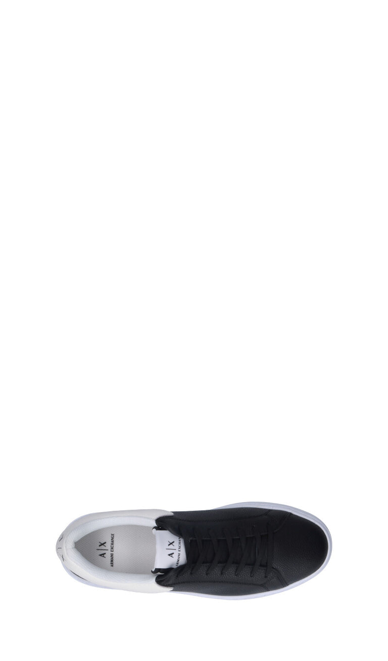 ARMANI EXCHANGE Sneaker uomo nera in pelle