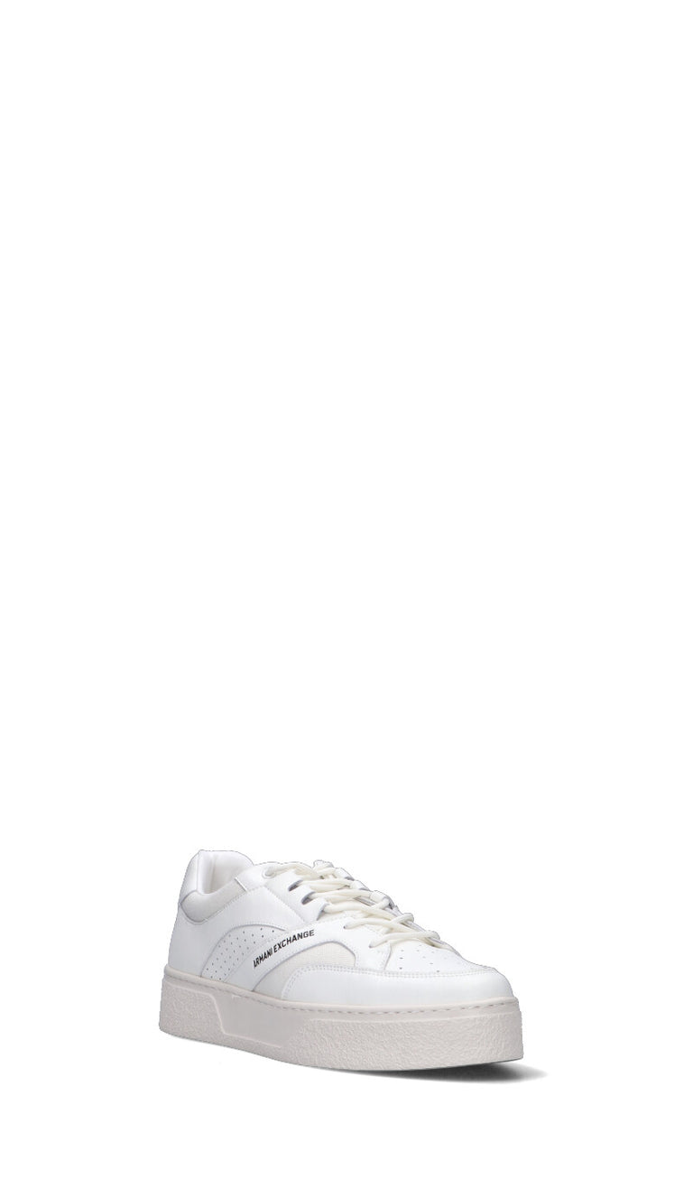 ARMANI EXCHANGE Sneaker uomo bianca in pelle