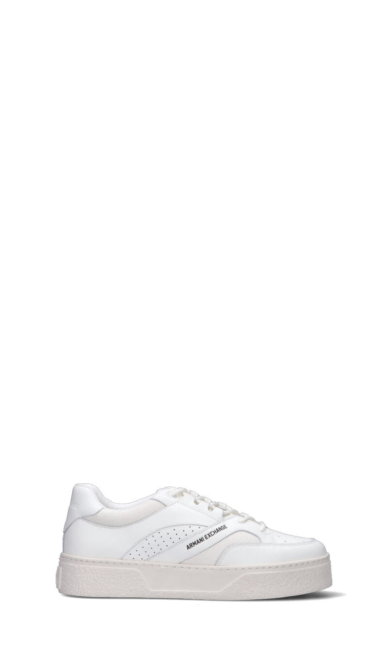 ARMANI EXCHANGE Sneaker uomo bianca in pelle