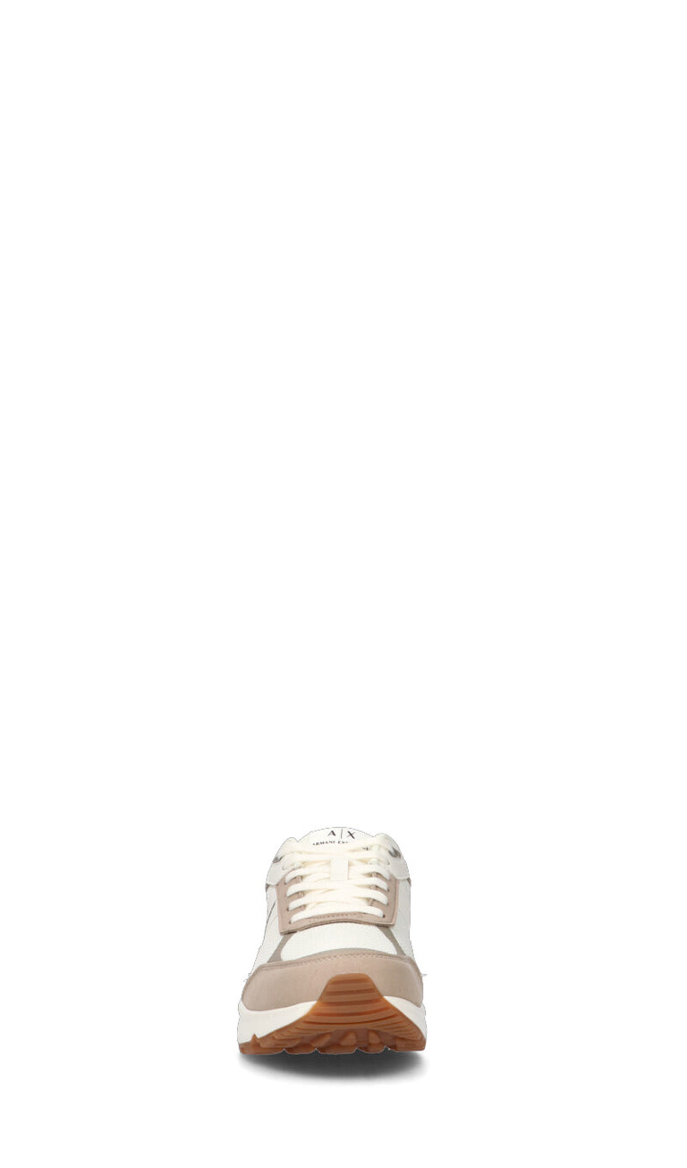 ARMANI EXCHANGE Sneaker uomo bianca/beige