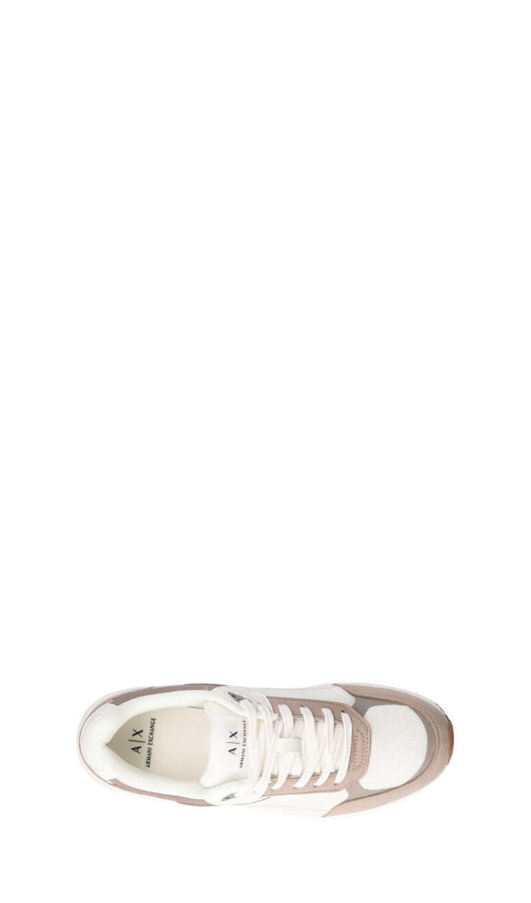 ARMANI EXCHANGE Sneaker uomo bianca/beige