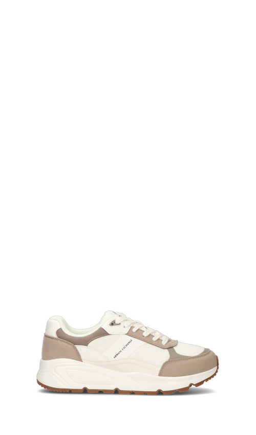 ARMANI EXCHANGE Sneaker uomo bianca/beige