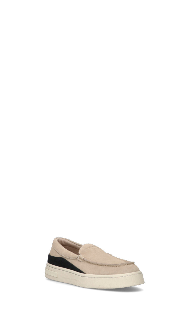 ARMANI EXCHANGE Mocassino uomo grigio in suede