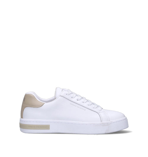ARMANI EXCHANGE Sneaker donna bianca/beige