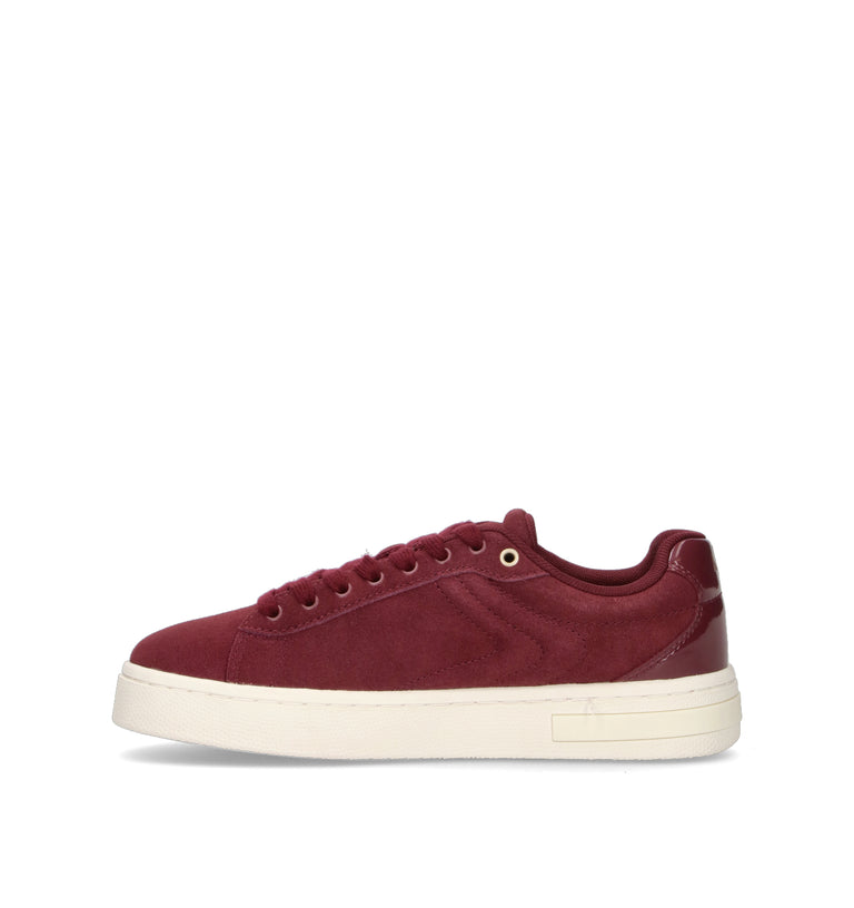 ARMANI EXCHANGE Sneaker donna bordeaux in suede