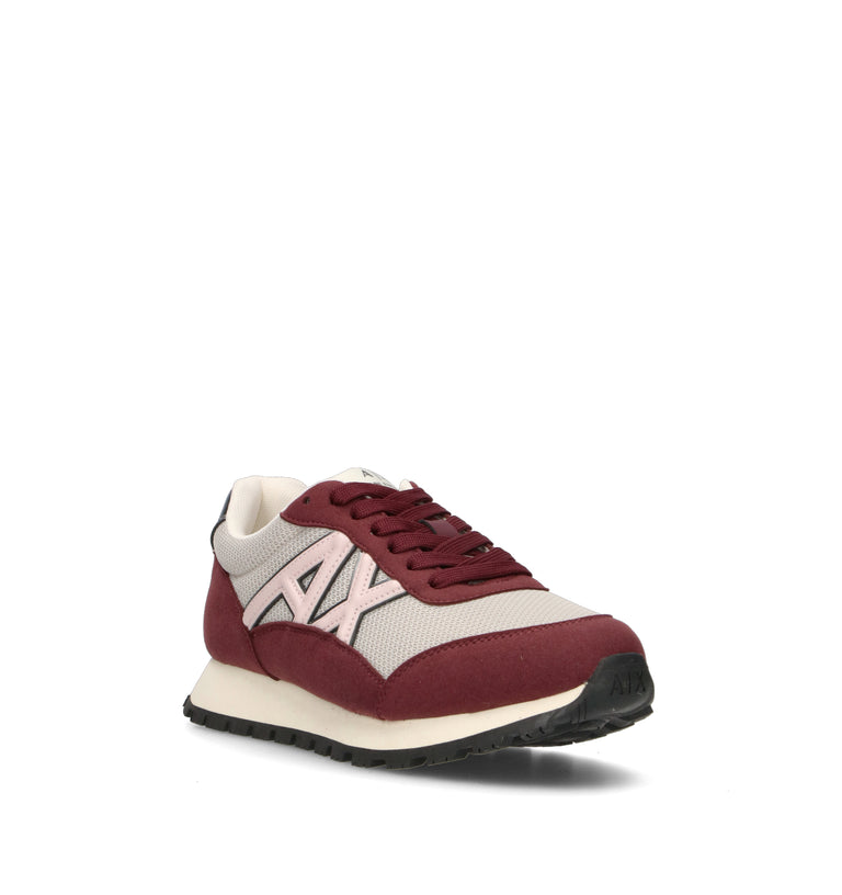 ARMANI EXCHANGE Sneaker donna bordeaux