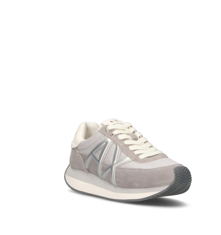 ARMANI EXCHANGE Sneaker donna grigia/argento