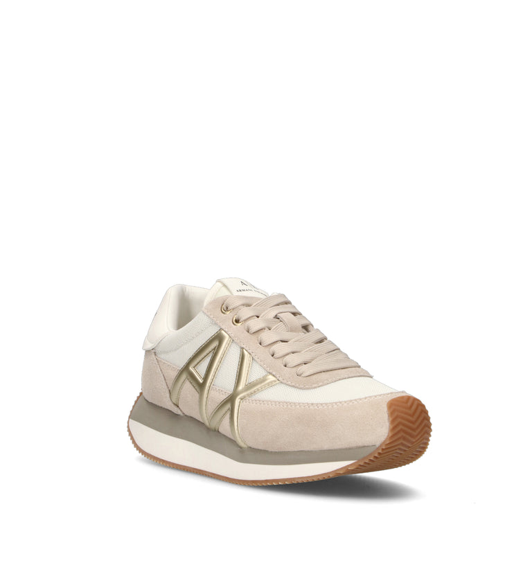 ARMANI EXCHANGE Sneaker donna beige