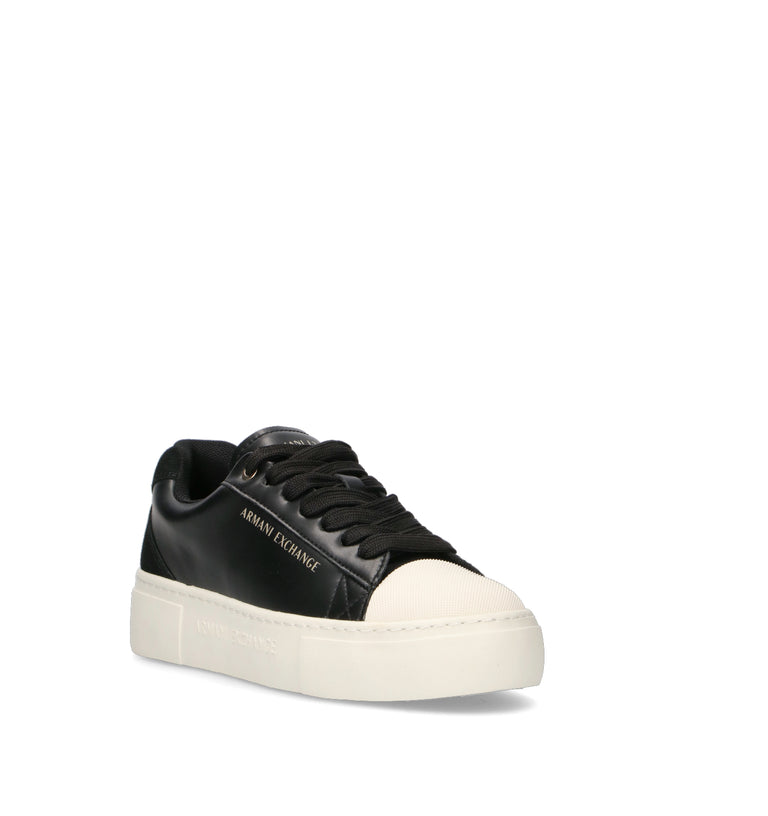 ARMANI EXCHANGE Sneaker donna nera/bianca