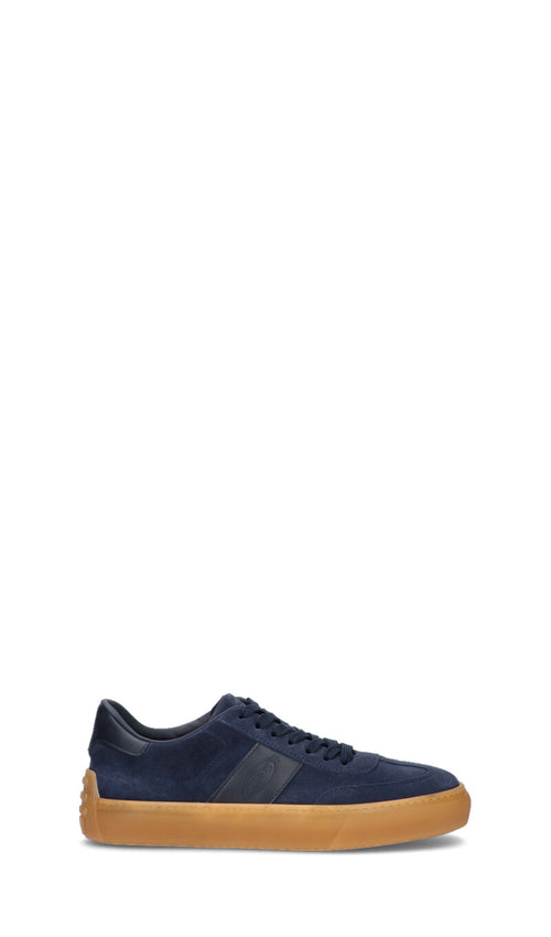 TODS Sneaker uomo blu in suede