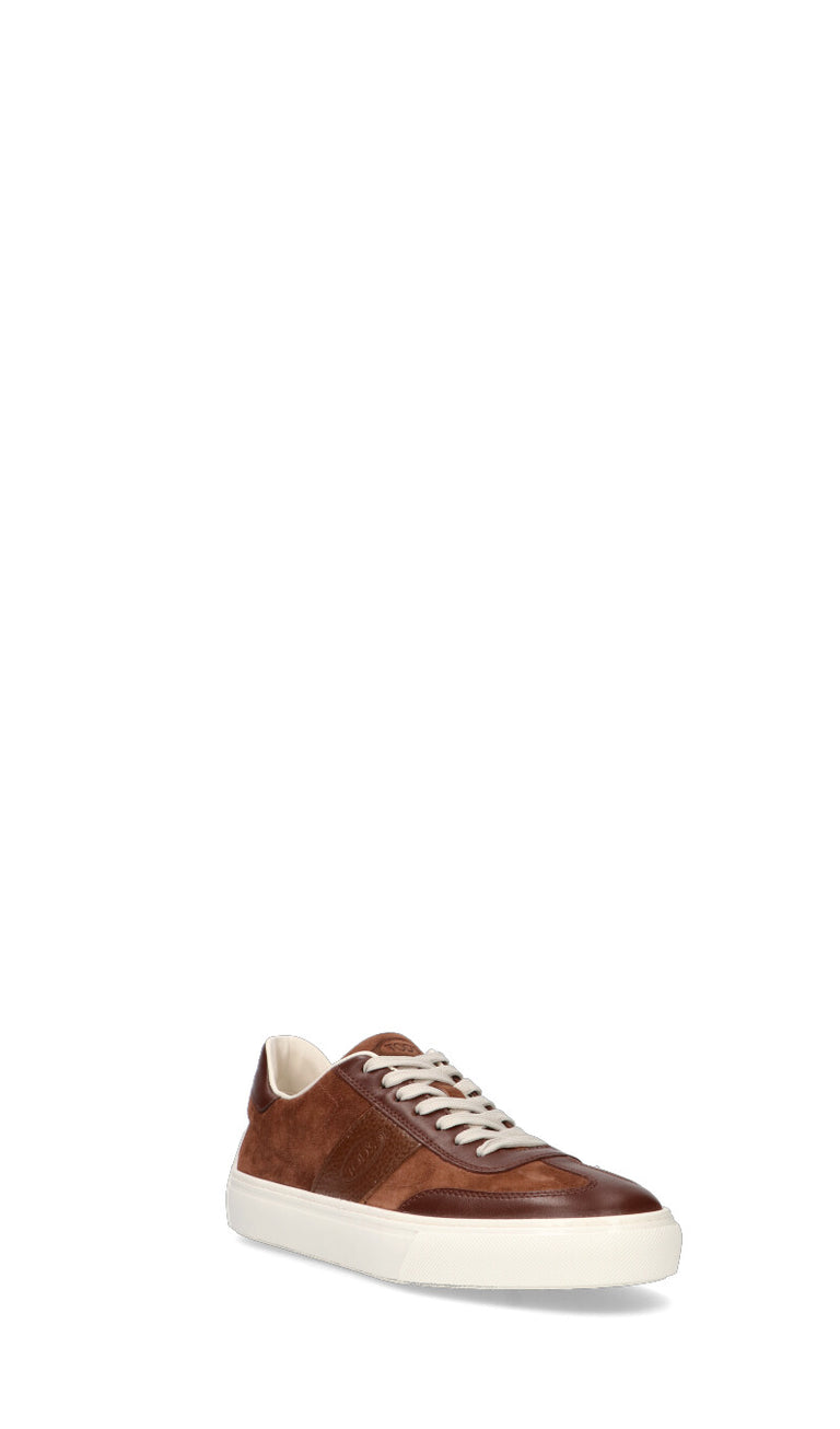 TODS Sneaker uomo marrone in suede