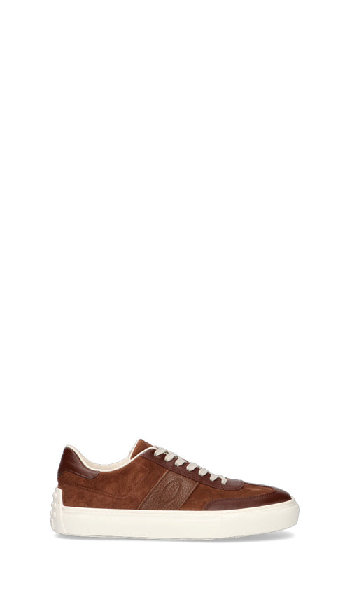 TODS Sneaker uomo marrone in suede