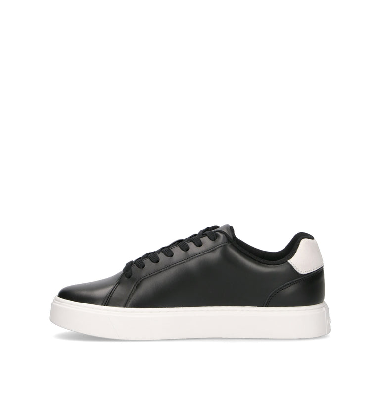 CALVIN KLEIN JEANS Sneaker uomo nera in pelle