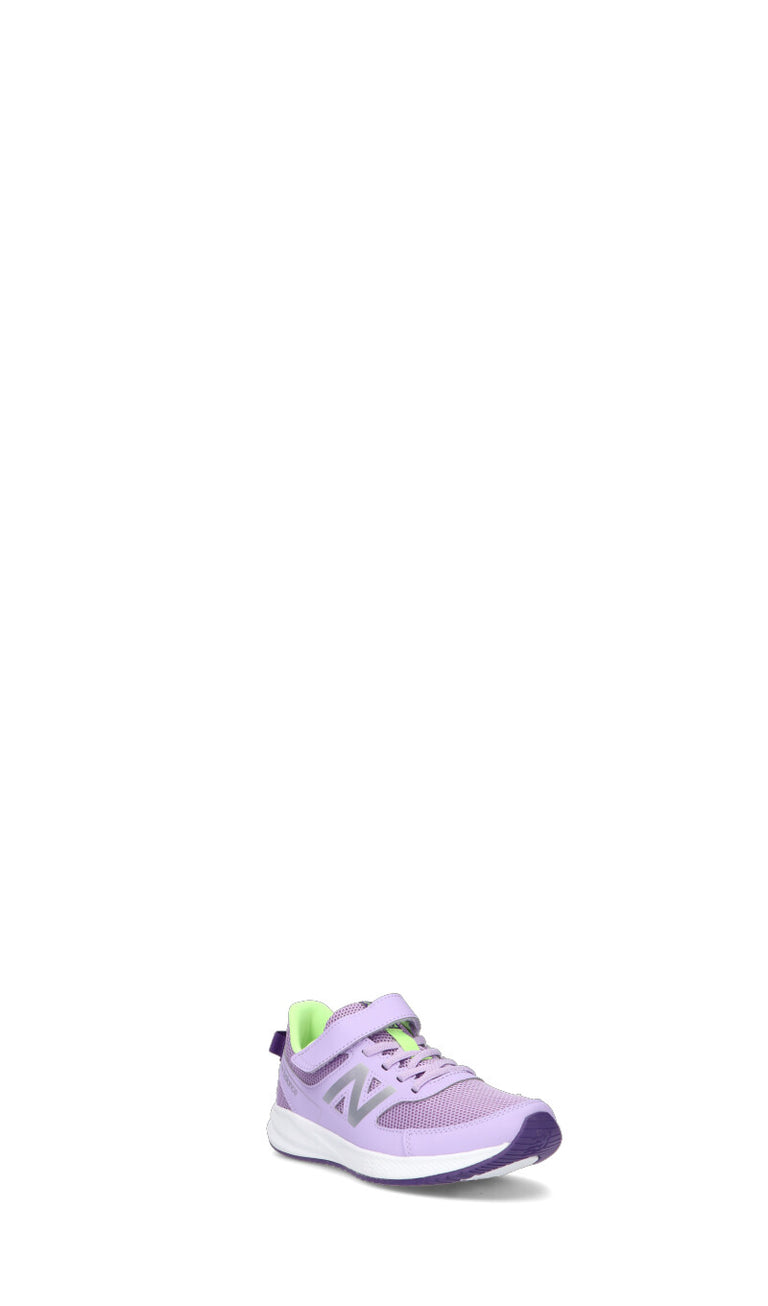NEW BALANCE Scarpa bimba lilla/verde