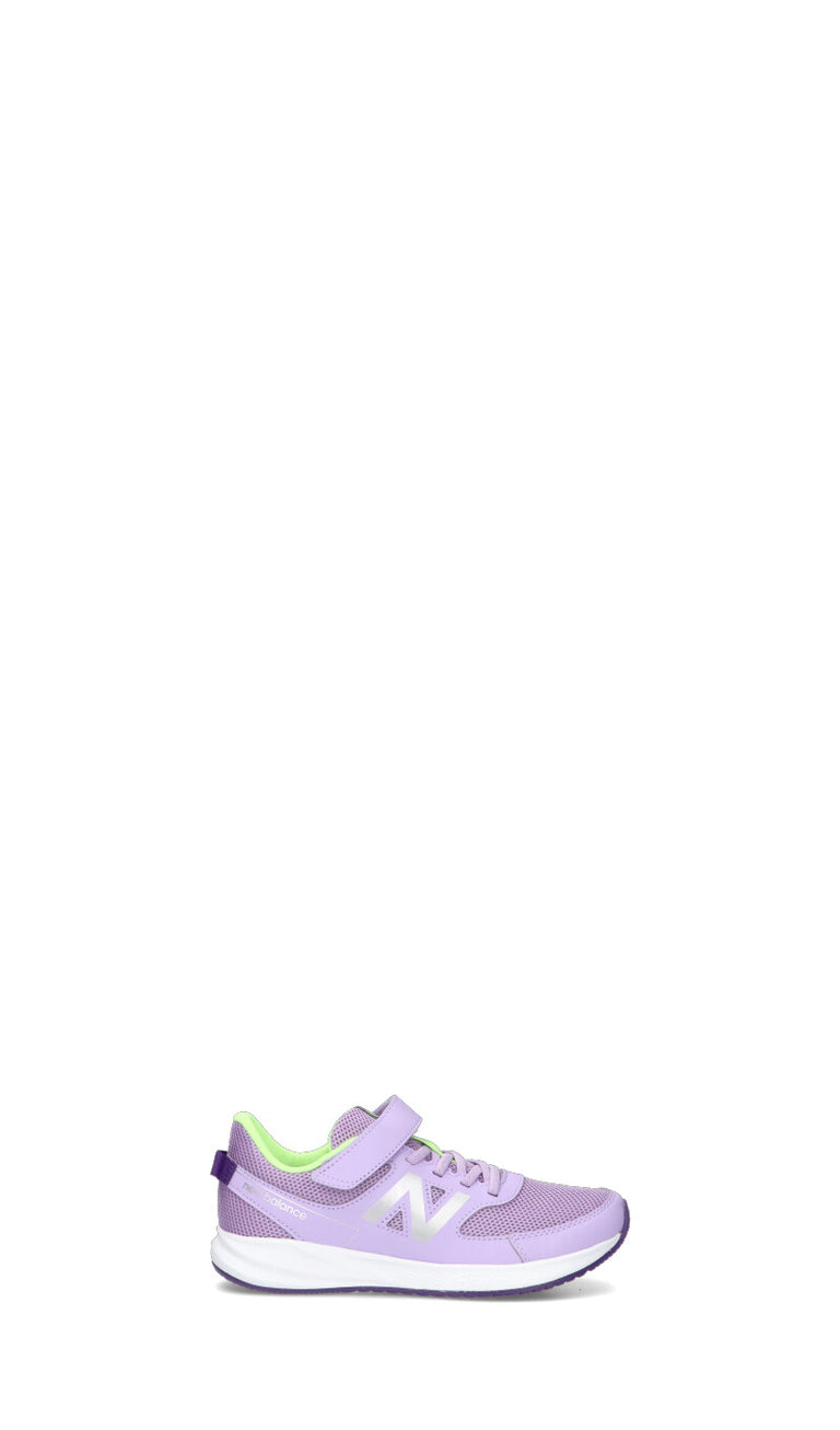 NEW BALANCE Scarpa bimba lilla/verde