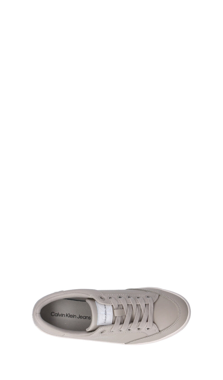 CALVIN KLEIN Sneaker donna grigia in pelle