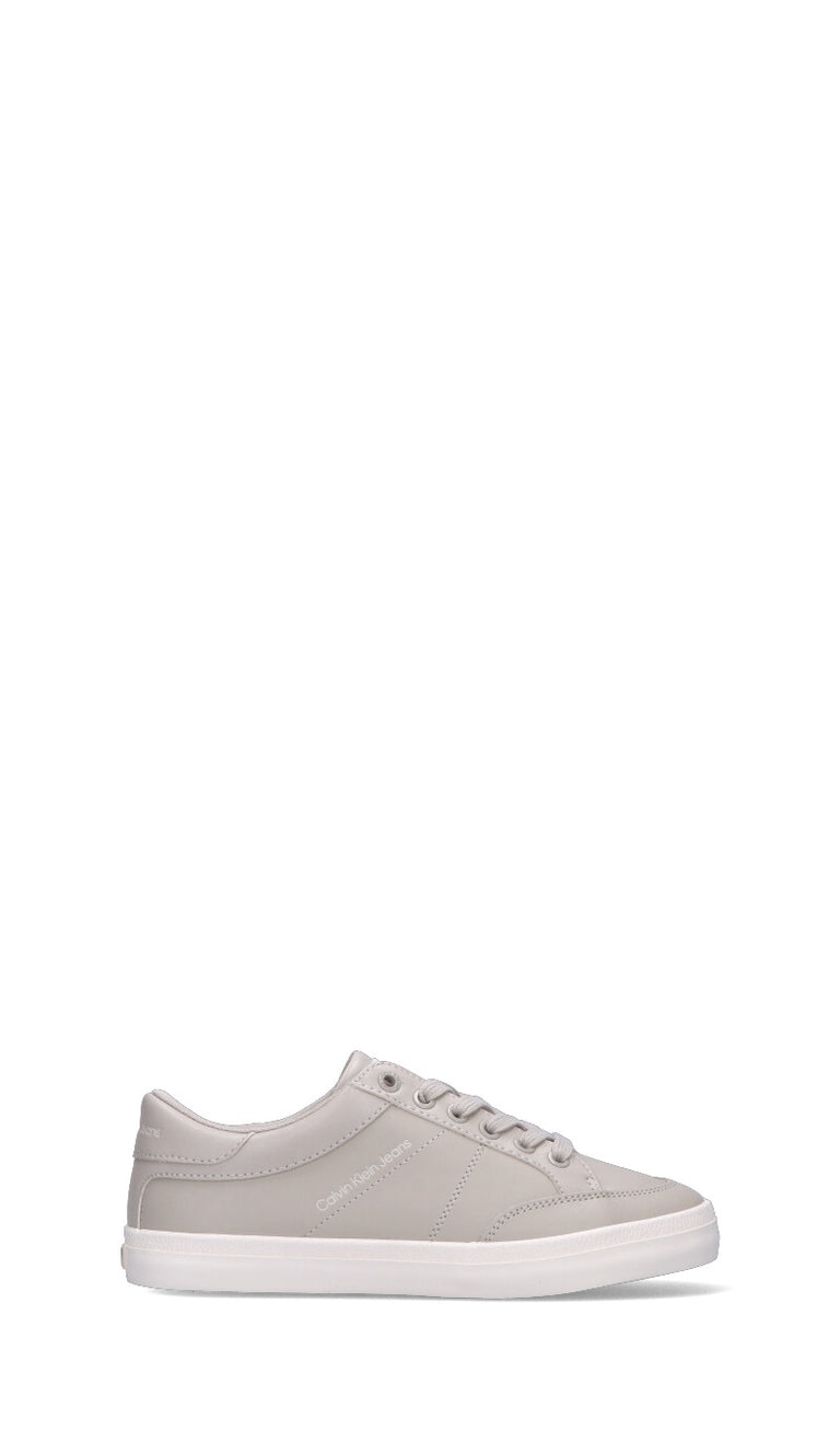 CALVIN KLEIN Sneaker donna grigia in pelle