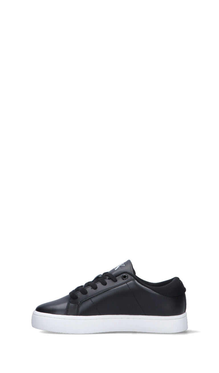 CALVIN KLEIN JEANS Sneaker donna nera in pelle