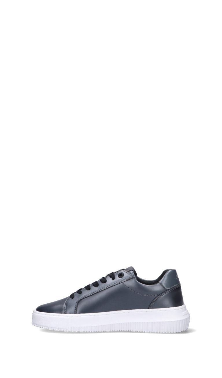CALVIN KLEIN JEANS Sneaker donna nera in pelle
