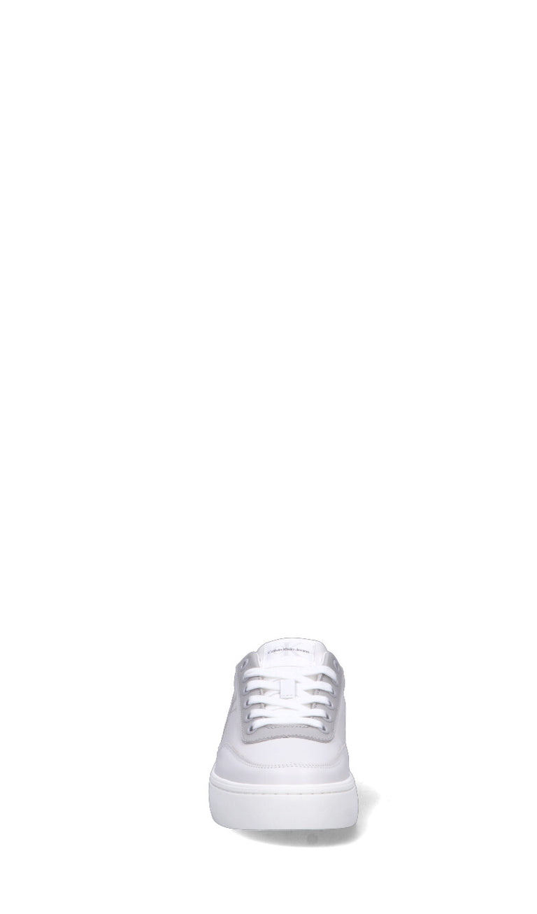 CALVIN KLEIN JEANS Sneaker donna bianca in pelle