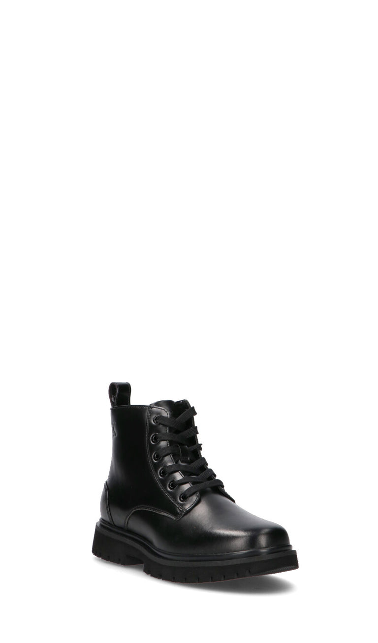 CALVIN KLEIN JEANS polacco donna nero in pelle